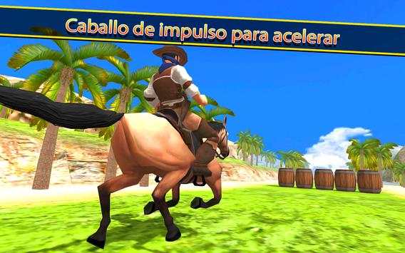 Caballo Montando Simulador 3D: Jockey Móvil Juego screenshot 4