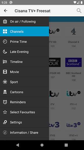 Freesat TV Listings UK Cisana screenshot 6