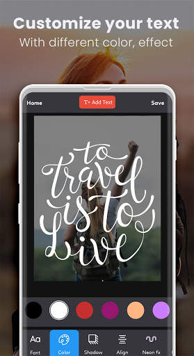 Text2Art: Teks Pada Foto - Editor Teks Foto screenshot 2
