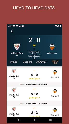 Goal Live Soccer : All Leagues screenshot 5