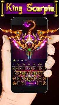 King Scorpio keyboard theme 1 تصوير الشاشة