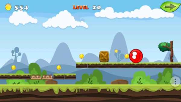 Bouncy Red Ball screenshot 1