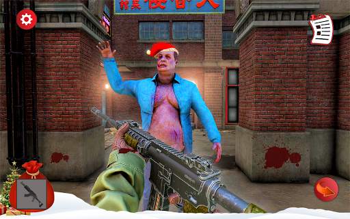 Horror Santa Zombie Game - Modern Zombie Killer screenshot 10