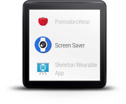 Screensaver For Wear OS (Android Wear) 3 تصوير الشاشة