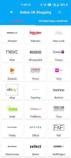 Online UK Shopping- All In One Shopping App screenshot 1