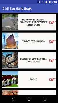 Civil Engineering Hand Book screenshot 3