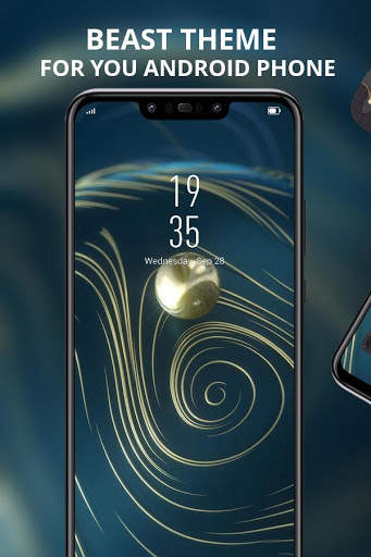 Golden ball theme Galaxy note p6 mate redmi 2019 screenshot 1