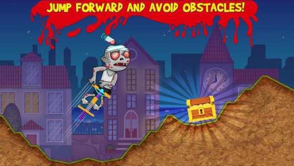 Zombie Pogo Stick Super Jumper Game screenshot 2
