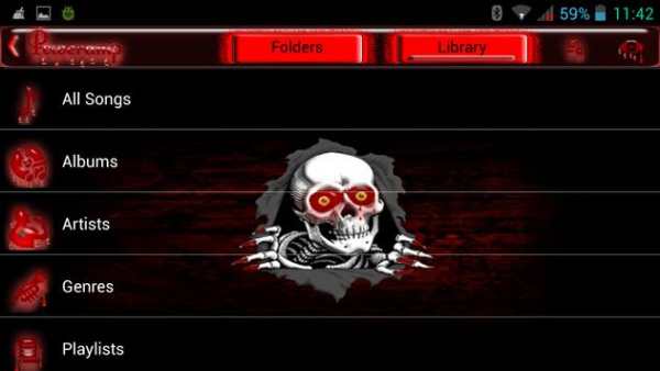 Poweramp Skin True Blood screenshot 5