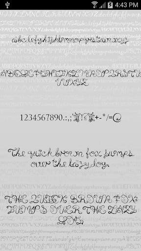 Cute Fonts for Android screenshot 2
