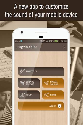 ringtones flute free for phone, new flute sounds screenshot 1