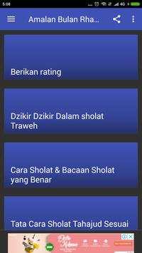 Amalan Bulan Rhamadhan screenshot 1