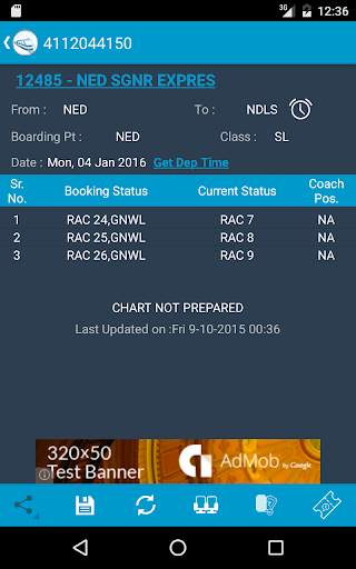 Indian Rail Train Status screenshot 16