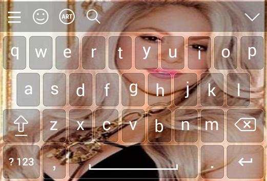 Keyboard for Shakira 2018 screenshot 2