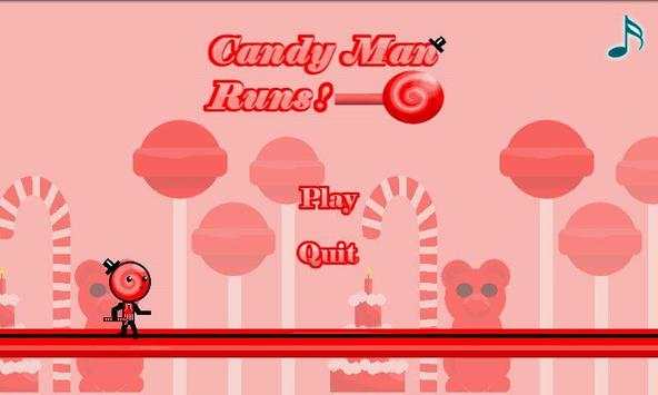 Candy Man Runs! screenshot 1