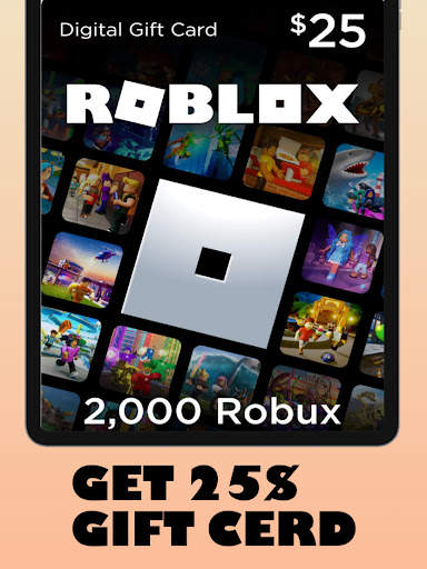 Giftcard for Roblox Robux Skin screenshot 3