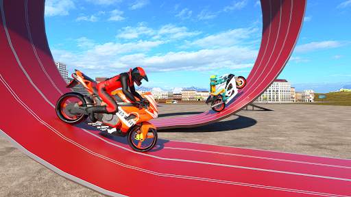 Bike Stunt Driving Simulator 3D screenshot 8