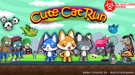 Cute Cat Run - zombie survival screenshot 18