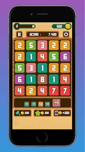 NumPlus! Merge Number Blocks Puzzle screenshot 3