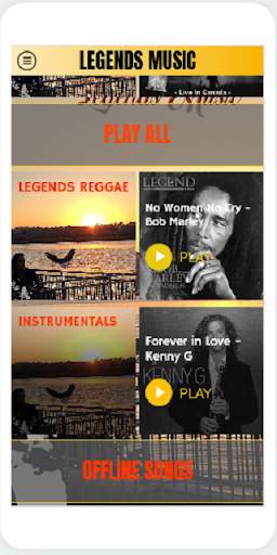 LEGENDS MUSIC (with Offline Menu) screenshot 2