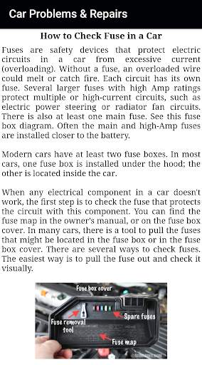 CAR PROBLEMS AND REPAIRS OFFLINE screenshot 6