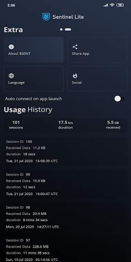 Sentinel Free Decentralized VPN (dVPN) screenshot 8