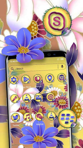 Flower Launcher Theme screenshot 3