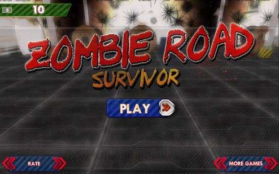 Zombie Road Survivor 3D screenshot 1