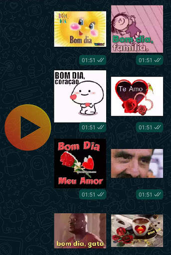 Bom dia Animadas Figurinhas Para WhatsApp screenshot 5