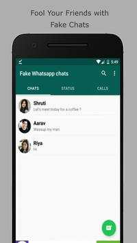 Fake chat editor for whatsapp messenger screenshot 1