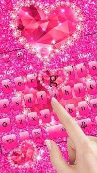 Sparkling Love Keyboard screenshot 2