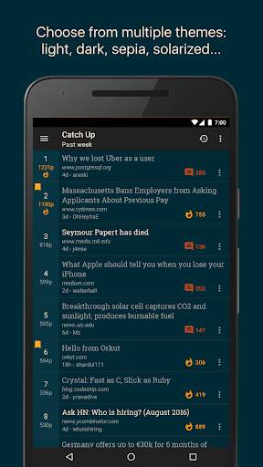 Materialistic - Hacker News screenshot 7
