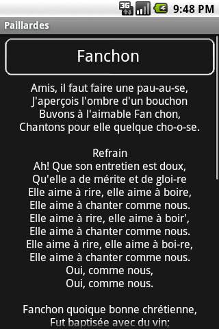 Chansons Paillardes screenshot 2