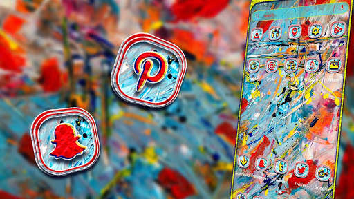 Acrylic Painting Launcher Theme screenshot 2