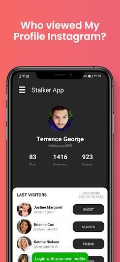 Stalker App - Who Viewed My Instagram Profile screenshot 1
