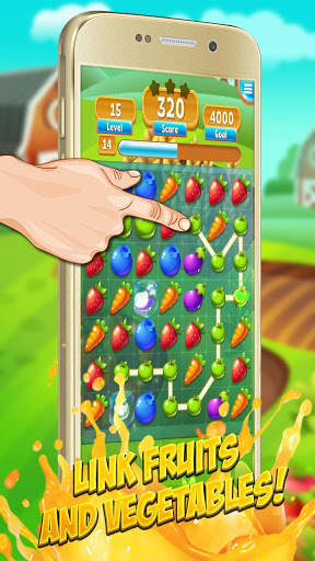 Fruit Link Smash Mania: Free Match 3 Game screenshot 1