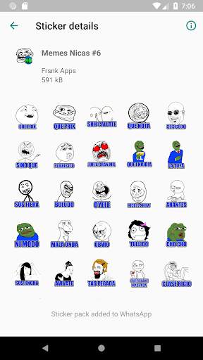Memes Nicas Stickers para WAStickerApps screenshot 7