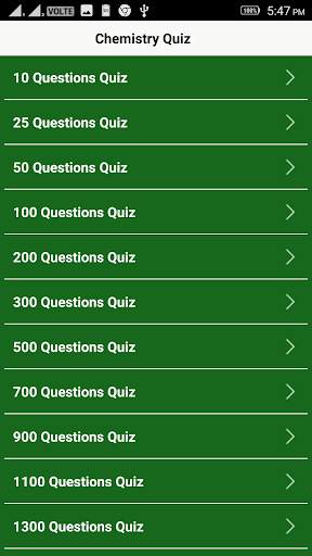 Chemistry Quiz скриншот 2