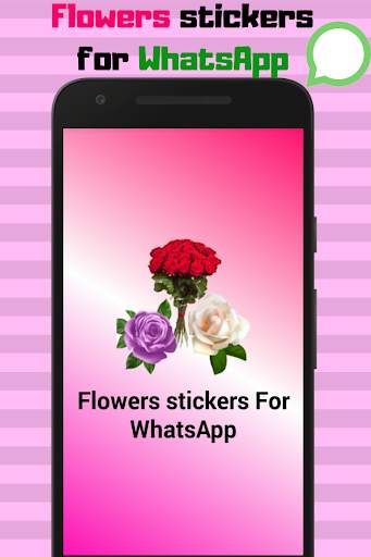 Flowers Stickers for WhatsApp-WAstickerApps screenshot 1