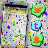 Color Water Drops Launcher Theme 1.0
