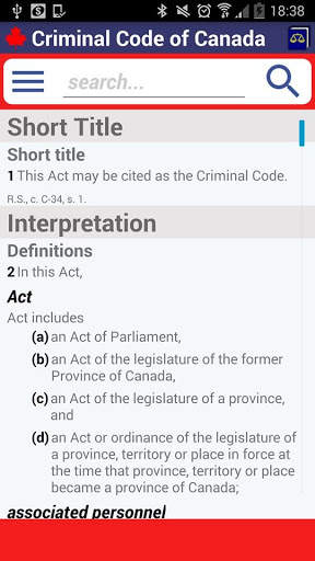 Criminal Code of Canada скриншот 6