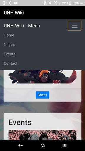 UNH Wiki screenshot 2