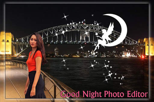 Good Night Cut Paste Photo Editor screenshot 1