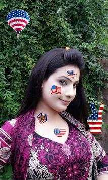 USA Flag Face Maker screenshot 8