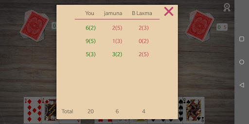 3 2 5 Card Game screenshot 2