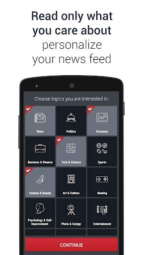 Anews: all the news and blogs screenshot 2