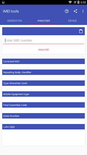 IMEI tools [ checker, generator, analyser etc ] screenshot 4
