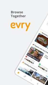 Evry Browser - Social, Fast, Private & Adblock screenshot 1