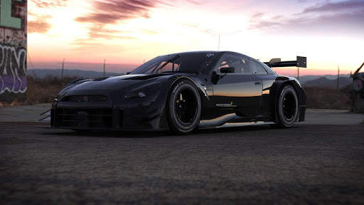 Black Nissan GTR Wallpaper screenshot 4