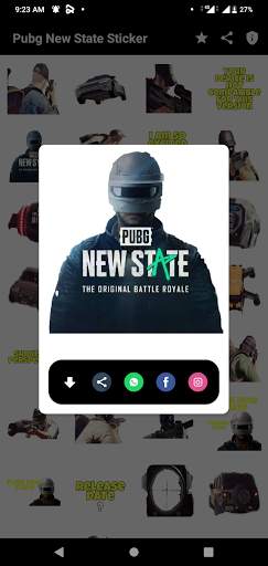 PUBG New State Stickers screenshot 1